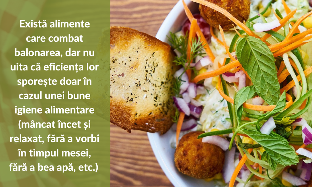 alimente care combat balonarea