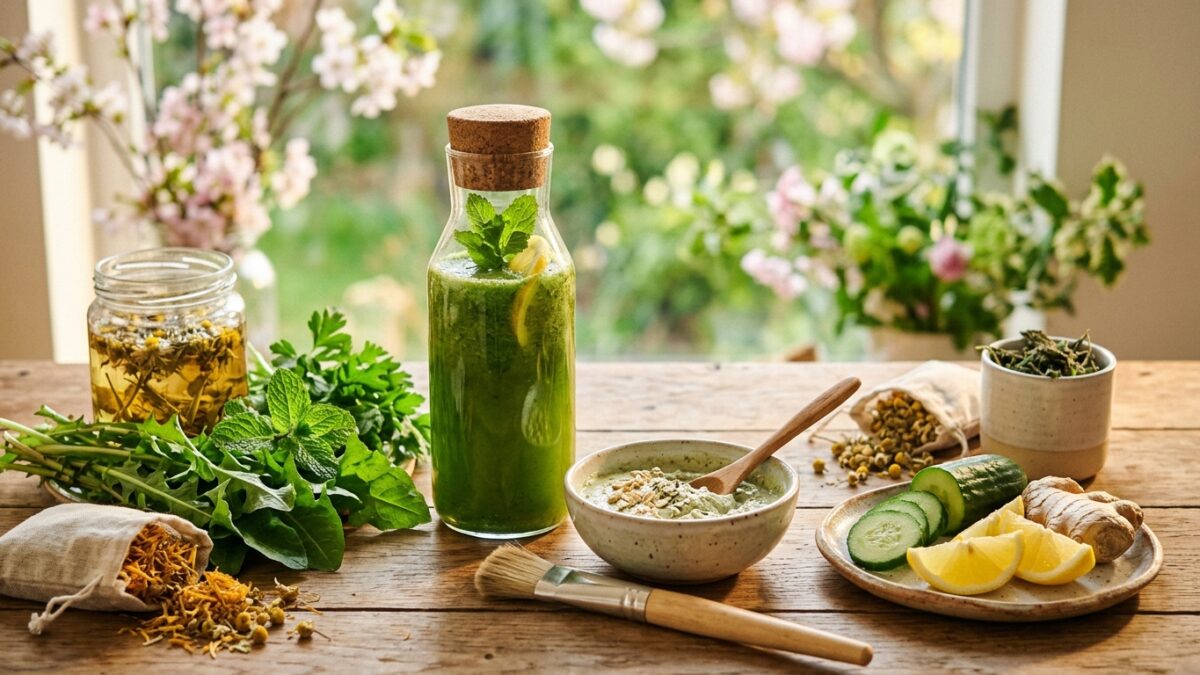 Cele mai eficiente 10 detox-uri de primăvară pentru o piele radiantă