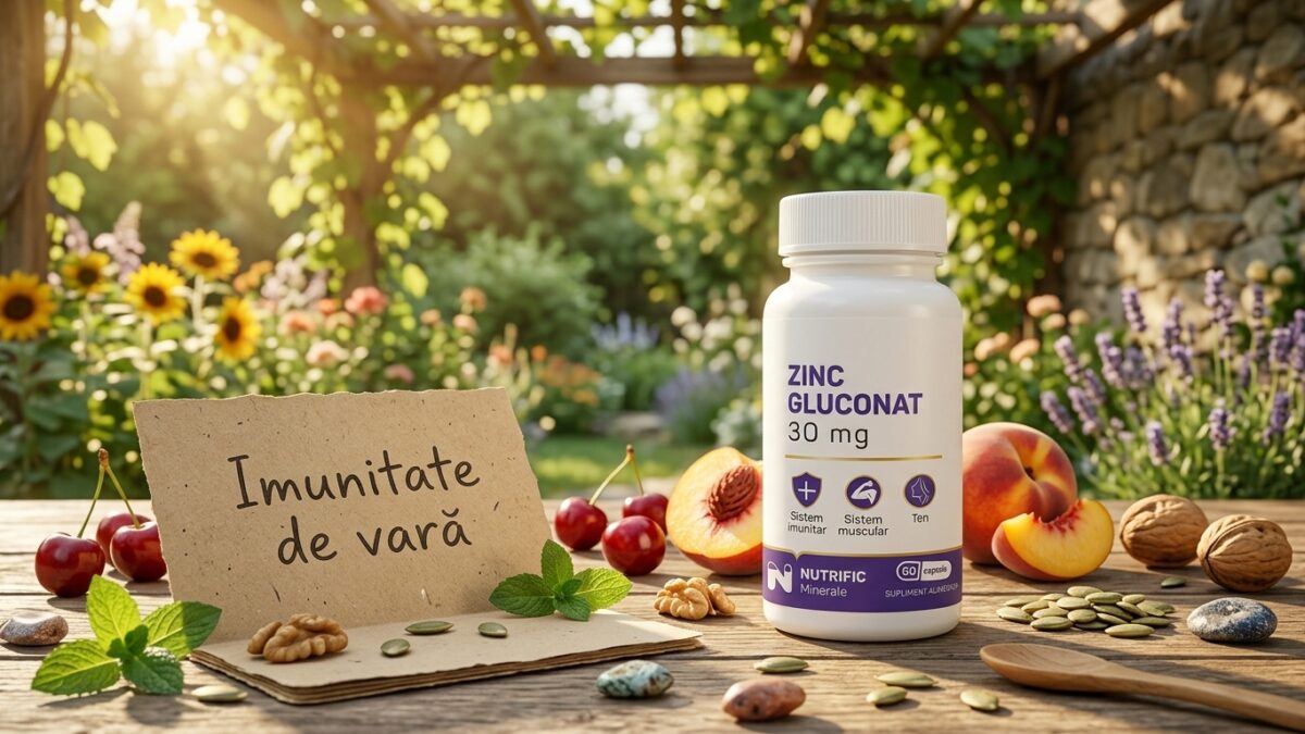 Zincul Gluconat: Esențial pentru Imunitatea ta în Vara 2026