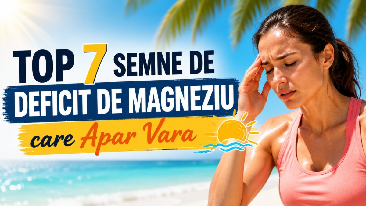 Top 7 Semne de Deficit de Magneziu care Apar Vara
