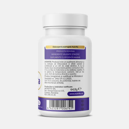 Calciu citrat malat 600mg, 90 capsule vegetale
