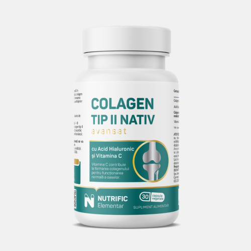 Colagen tip II nativ, formula avansata, 30 capsule vegetale