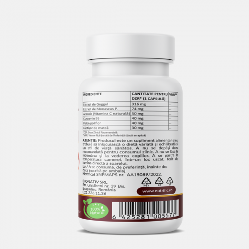 Colesterol formula Pro, 30 capsule vegetale