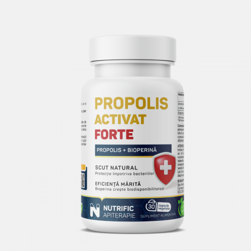 Propolis activat forte, 30 capsule vegetale