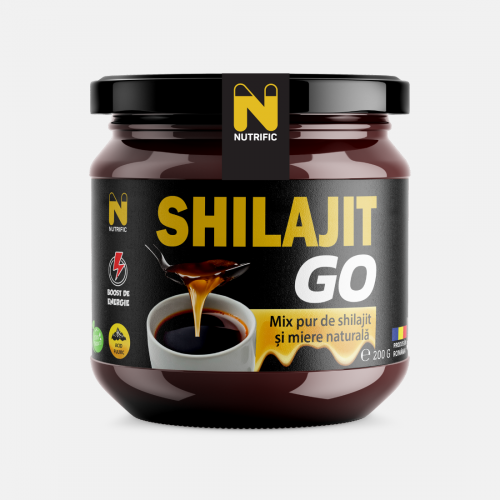 Shilajit go, mix pur de shilajit si miere naturala, 200gr