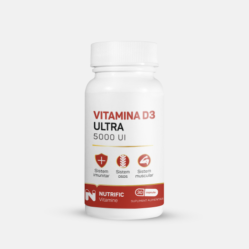 Vitamina D3 Ultra 5000IU, 30 capsule